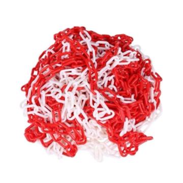 锦安行 红白塑料警示链，φ6mm，JCH-JSL01 售卖规格：1包