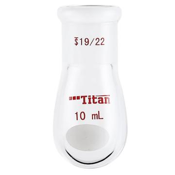 泰坦 厚壁茄型瓶，高强度，磨口：19/22，10ml 特优级 爆款，TF311910 售卖规格：1个