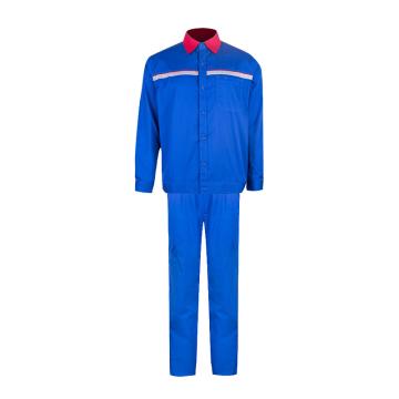 优普泰 LEADWAY防静电服夏季套装，FC001-2XL 宝蓝色（同款100套起订） 售卖规格：1套