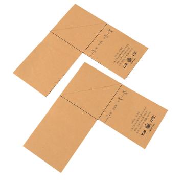 立信 包角纸，195-36 36K (牛皮纸色) 25副/束/20束/包 售卖规格：1束