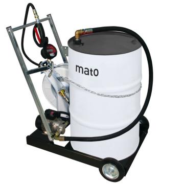 马头/MATO 移动式电动齿轮泵系统EP200-F，3433871 用于200L桶，带有10m软管卷盘和DIGIMET E35-XY 售卖规格：1套