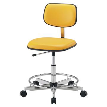 亚速旺/Asone 彩色标准椅，2-665-04 有脚踏环，橙色 售卖规格：1个