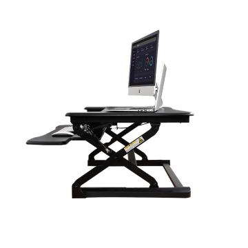 樂歌Loctek站立辦公升降臺電腦桌， 筆記本顯示器坐站升降辦公桌M9M黑色