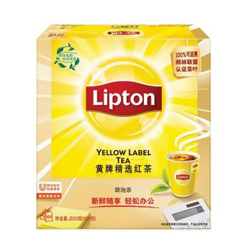 立顿/LIPTON 袋泡茶，红茶包商用装S100，12X100X2g 售卖规格：1箱