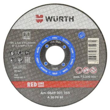 伍尔特/WURTH 用于钢材的切割片，蓝色-碳钢，0669201025 Φ100×2.5×16mm 售卖规格：1片