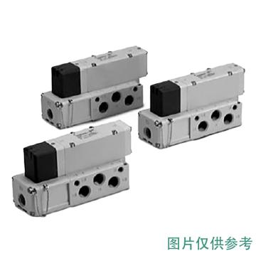 SMC 底板配管型电磁阀，VQ4101-51 底板配管型,插入式/插头引线式:单体单元,插入式 售卖规格：1个
