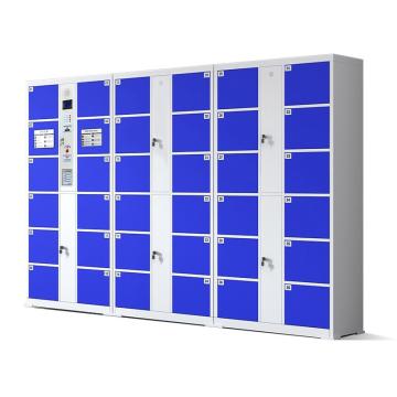 安赛瑞 智能存包柜,高1800×宽2550×深460mm,蓝色,36门条码型,冷轧钢板,静电喷塑，700380 售卖规格：1个