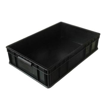 三威 防静电周转箱，9805318 箱子+307箱盖 外尺寸：600*400*160（总高）mm，黑色，含盖 售卖规格：1个