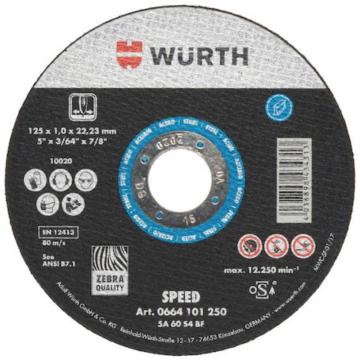 伍尔特/WURTH 高效切割片-钢材，0664101150 Φ115×1.0×22.23mm 售卖规格：1片