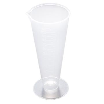 垒固 塑料量杯，S-000102 100ml，PP，锥形不带把手 售卖规格：1个