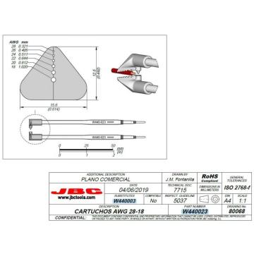 JBC 刀头，W440023 售卖规格：1副