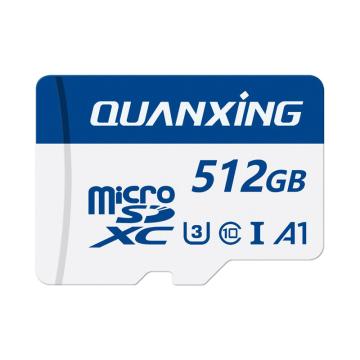 铨兴 TF/microSD存储卡，QXC512GMSD10U300 512G C10 U3 售卖规格：1张