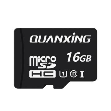 铨兴 TF/microSD存储卡，QXC016GMSD10U100 16G C10 U1 售卖规格：1张