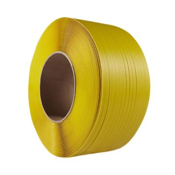 Raxwell 手工PP黄色打包带，RHPS0210 宽度*厚度：15mm*1.5mm，10kg/卷，有卷芯 售卖规格：1卷