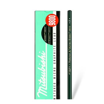 UNI 三菱铅笔，9800 F 绘画素描铅笔美术学生绘图专用木头铅笔 12支装 售卖规格：1盒