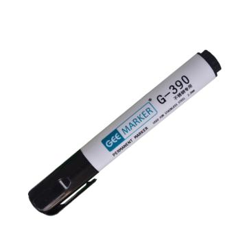 GEEMARKER 低氯无硫不锈钢记号笔-粗头，G-390黑色 工业标记笔2.0mm 售卖规格：1支