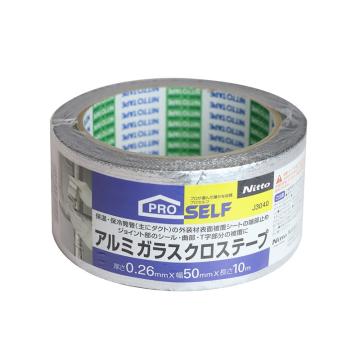 日东/NITTO 铝箔玻璃纤维布胶带，J3040 厚0.26mm*宽50mm*长10m 售卖规格：1卷