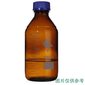 蜀牛 棕色丝口瓶 试剂瓶(中性料)，2000ml，B-006505 售卖规格：1个