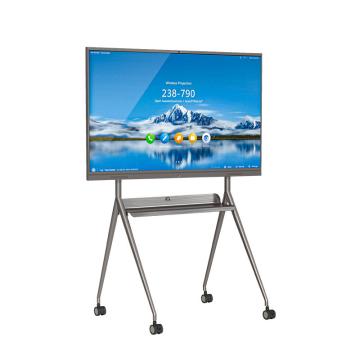 IQ 移动支架，IQ55TV-1P-（W/S/B) 智慧屏电视机落地移动支架 V型结构 一体成型 适用于50-55英寸 承重55kg 银色 售卖规格：1套