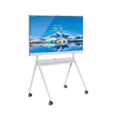 IQ 移动支架，IQ55TV-1P-（W/S/B) 智慧屏电视机落地移动支架 V型结构 一体成型 适用于50-55英寸 承重55kg 白色 售卖规格：1套