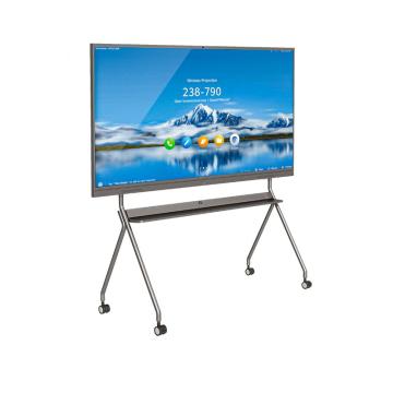 IQ 移动支架，IQ86TY-1P-（W/S/B) 智慧屏电视机落地移动支架 Y型结构 适用于85-98英寸 承重180kg 银色 售卖规格：1套