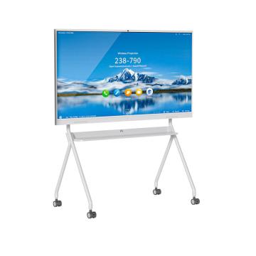 IQ 移动支架，IQ86TY-1P-（W/S/B) 智慧屏电视机落地移动支架 Y型结构 适用于85-98英寸 承重180kg 白色 售卖规格：1套