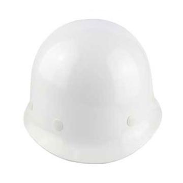 汉盾 圆盔式玻璃钢安全帽，HD-HT01，白色 旋钮式帽衬，Y型下颚带 售卖规格：1顶