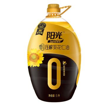金龙鱼 阳光零反式脂肪压榨葵花仁油，5L/桶