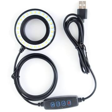 PDOK 三色灯螺纹接口环形光源，OK42T 售卖规格：1个