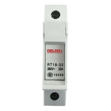 德力西/DELIXI 熔断器底座，RT1832ZXB RT18-32X 座(白色) 售卖规格：1个