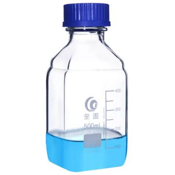垒固 蓝盖试剂方瓶，B-037202 500ml，GL45 售卖规格：1个