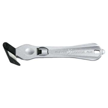 Klever 不锈钢内嵌式刀片安全刀，Xchange Plus,标配镰刀型刀头 可换刀头 售卖规格：1把