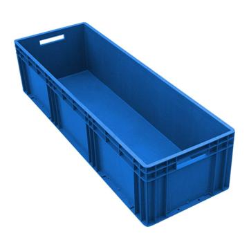 英达斯贝克 EU周转箱，EU12428，蓝色 外尺寸：1200×400×280mm，无盖 售卖规格：1个