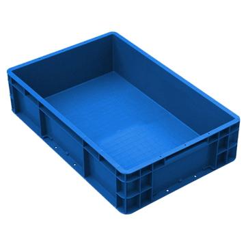 英达斯贝克 EU周转箱，EU64148，蓝色 外尺寸：600×400×148mm，无盖 售卖规格：1个