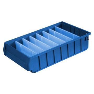 英达斯贝克 分隔式零件盒(不带隔板），4023 中2号,尺寸:400×235×90mm,蓝色 售卖规格：1个