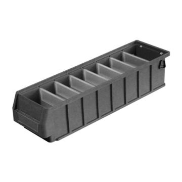 英达斯贝克 分隔式零件盒(不带隔板），4011 小2号,尺寸:400×110×90mm,灰色 售卖规格：1个