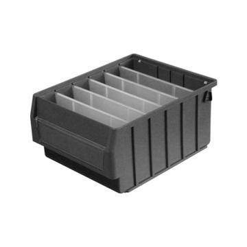 英达斯贝克 分隔式零件盒(不带隔板），3023H 大1号,尺寸:300×235×140mm,灰色 售卖规格：1个