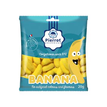 倍乐果（PIERROT GOURMAND） 迷你香蕉味软糖，1*20g 单位：袋
