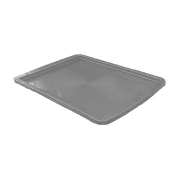 英达斯贝克 塑料固定式分格周转箱箱盖，灰色,570通用盖 尺寸:565×420×20mm 售卖规格：1个
