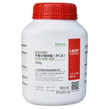 环凯微生物 平板计数琼脂(PCA)(颗粒型)，022070P1 250g/瓶 售卖规格：1瓶