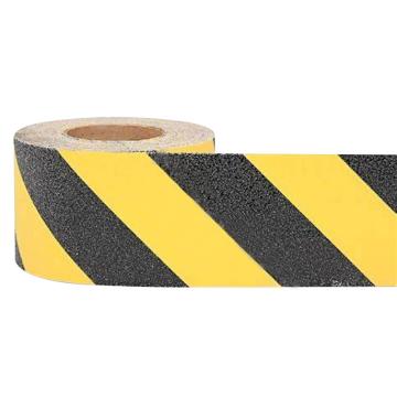 嘉辽 PVC磨砂胶带，10cm×5m，黄黑，EBS3597 售卖规格：1卷