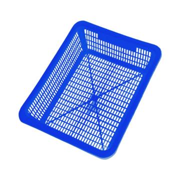 英达斯贝克 塑料周转筐,6#蓝色，外尺寸:415×325×125mm 售卖规格：1个