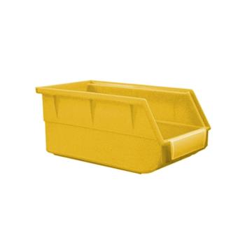 英达斯贝克 背挂式斜口零件盒，5#背挂 尺寸:110×105×50mm,黄色 售卖规格：1个