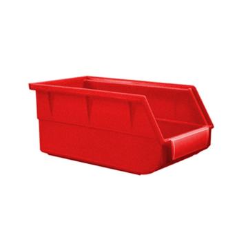 英达斯贝克 背挂式斜口零件盒，4#背挂 尺寸:140×105×75mm,红色 售卖规格：1个