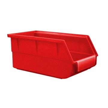 英达斯贝克 背挂式斜口零件盒，2#背挂 尺寸:220×140×120mm,红色 售卖规格：1个