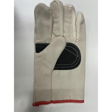 Raxwell 斜纹布双层复合手套，掌心皮掌加固，RSG2205，（10副/袋，30袋/包）