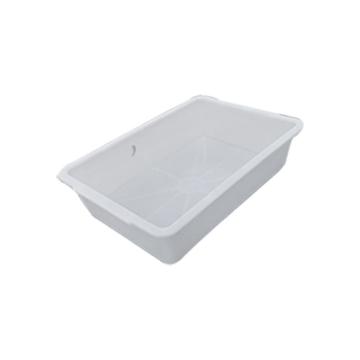 英达斯贝克 塑料方盘，6#冷冻盘白色 外尺寸:190×130×50mm 售卖规格：1个