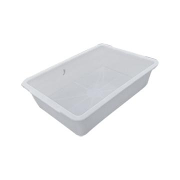 英达斯贝克 塑料方盘，3#冷冻盘 外尺寸:430×290×100mm,白色 售卖规格：1个