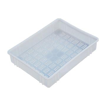 英达斯贝克 塑料方盘，2#镂空冷冻盘 外尺寸:530×405×105mm,白色 售卖规格：1个