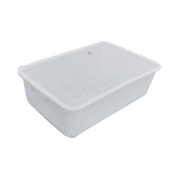 英达斯贝克 塑料方盘，1#冷冻盘 外尺寸:615×395×170mm,白色 售卖规格：1个